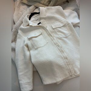 Babaton white oversized Jacket/shacket